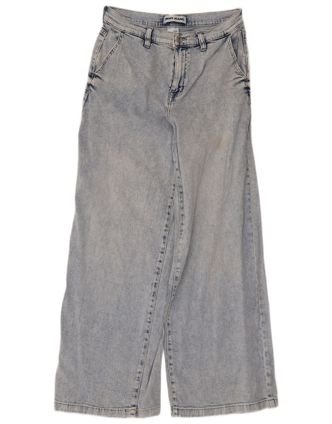 Женские широкие джинсы Dkny W29 L28, синий хлопок