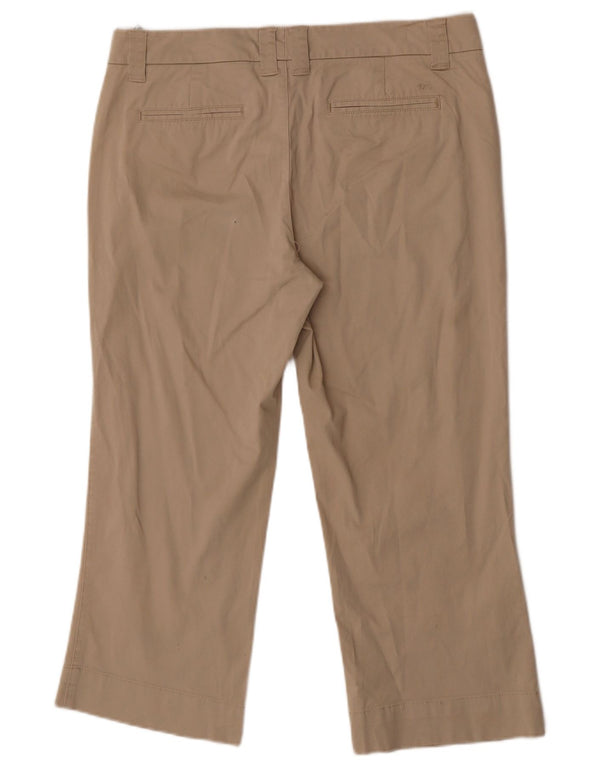 Женские укороченные брюки Tommy Hilfiger США 10, большие W34 L24, бежевый хлопок