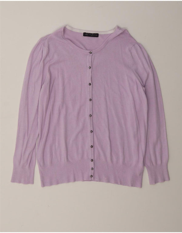 Женский кардиган Marks & Spencer UK 16, большой фиолетовый вискоза