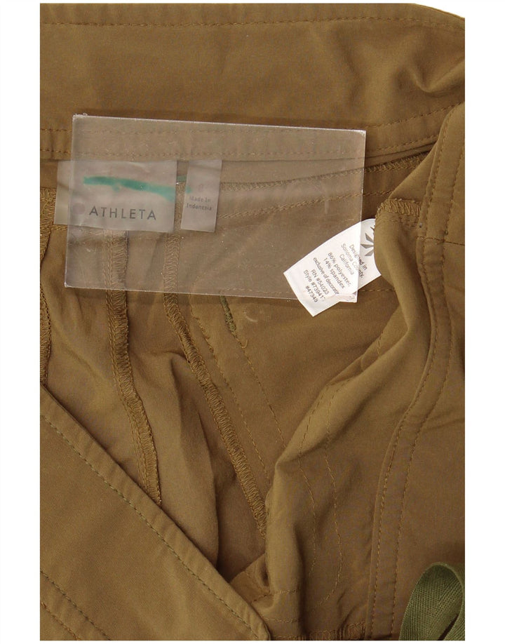 Женские шорты-карго ATHLETA US 8 Medium W34 Хаки, полиэстер