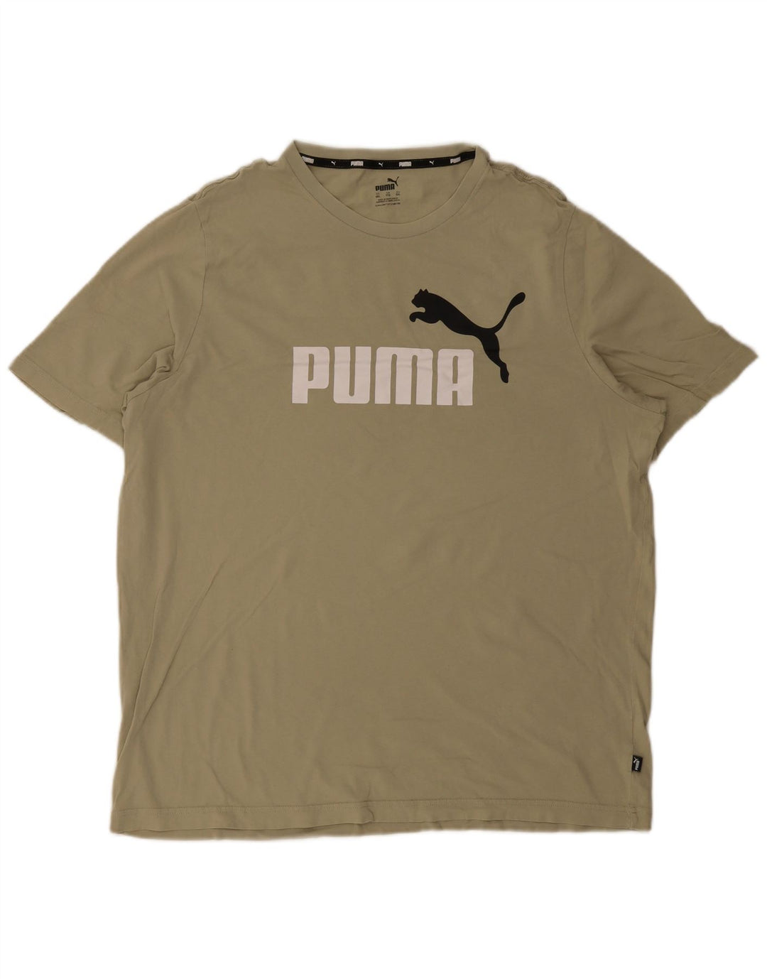 Мужская футболка с рисунком Puma 2XL, хаки