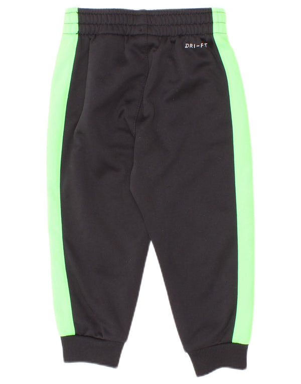 Спортивные брюки Nike для маленьких мальчиков Dri Fit 12–18 месяцев, черные с цветными блоками