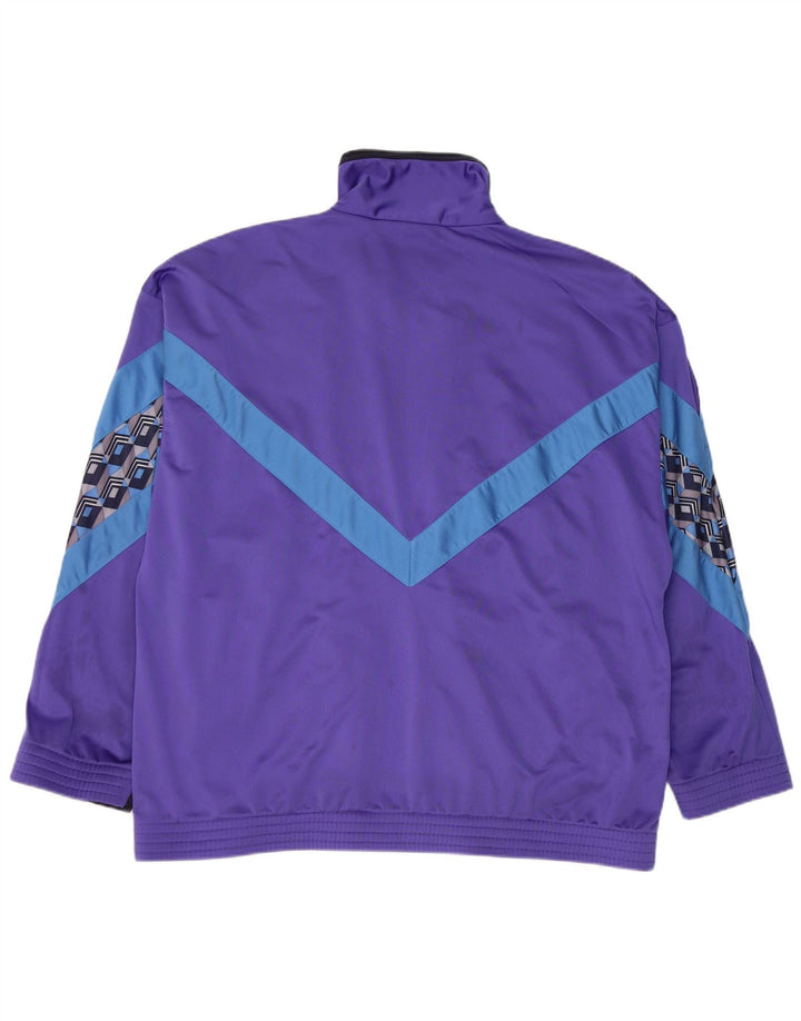 Lotto Мужской спортивный костюм Top Jacket XL Фиолетовый с цветными блоками