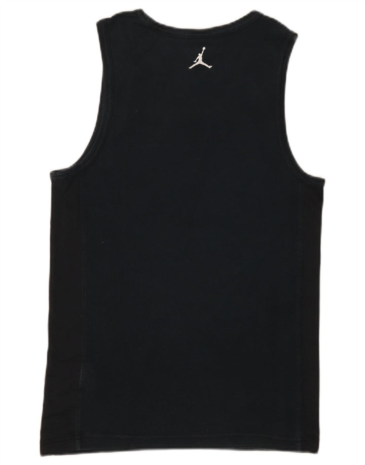 Мужской жилет Jordan Dri Fit, маленький черный хлопковый