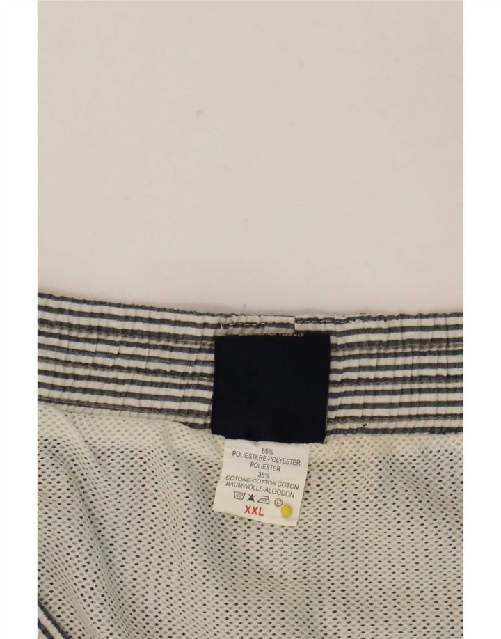 Мужские шорты для плавания Nautica 2XL, синие, полиэстер в тонкую полоску