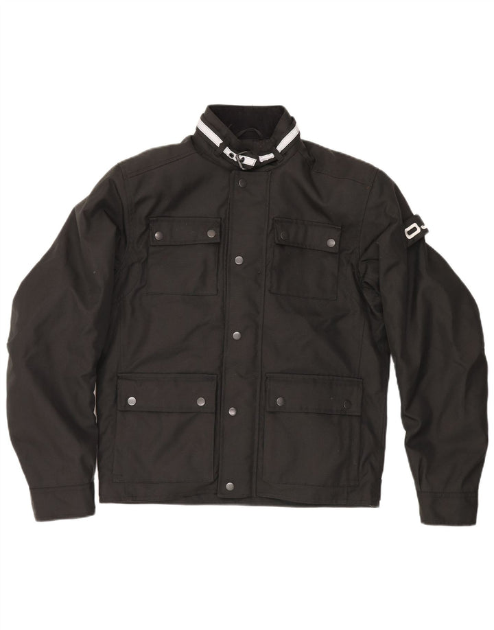 Мужская куртка-гонщик OJ Atmosfere UK 38, средний черный полиэстер