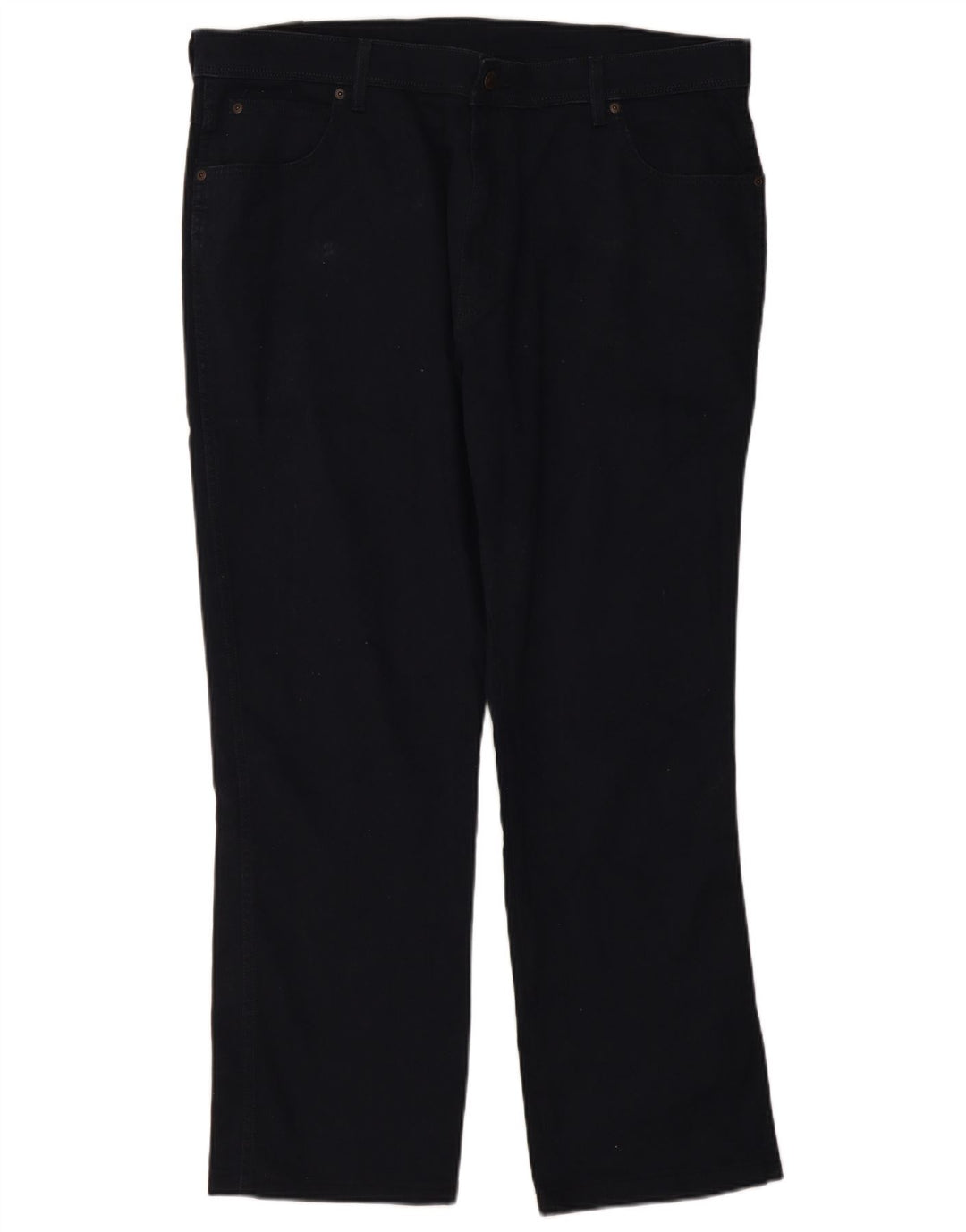 Мужские прямые повседневные брюки стандартного кроя WRANGLER W40 L29 темно-синие