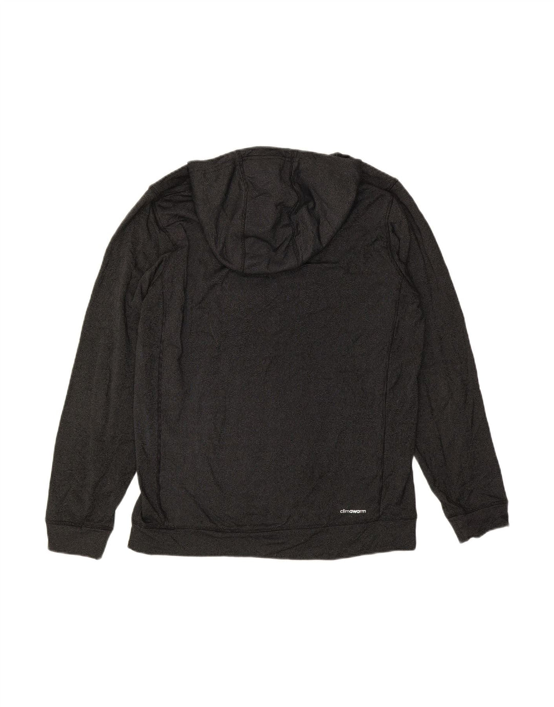 ADIDAS Mens Climawarm Hoodie Jumper Large Black Polyester