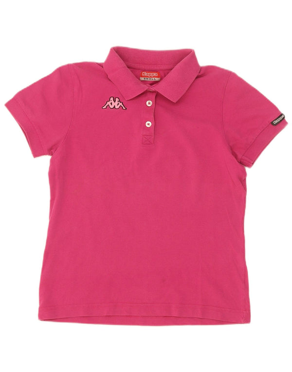 Kappa Womens Polo Shirt UK 10 Small Pink
