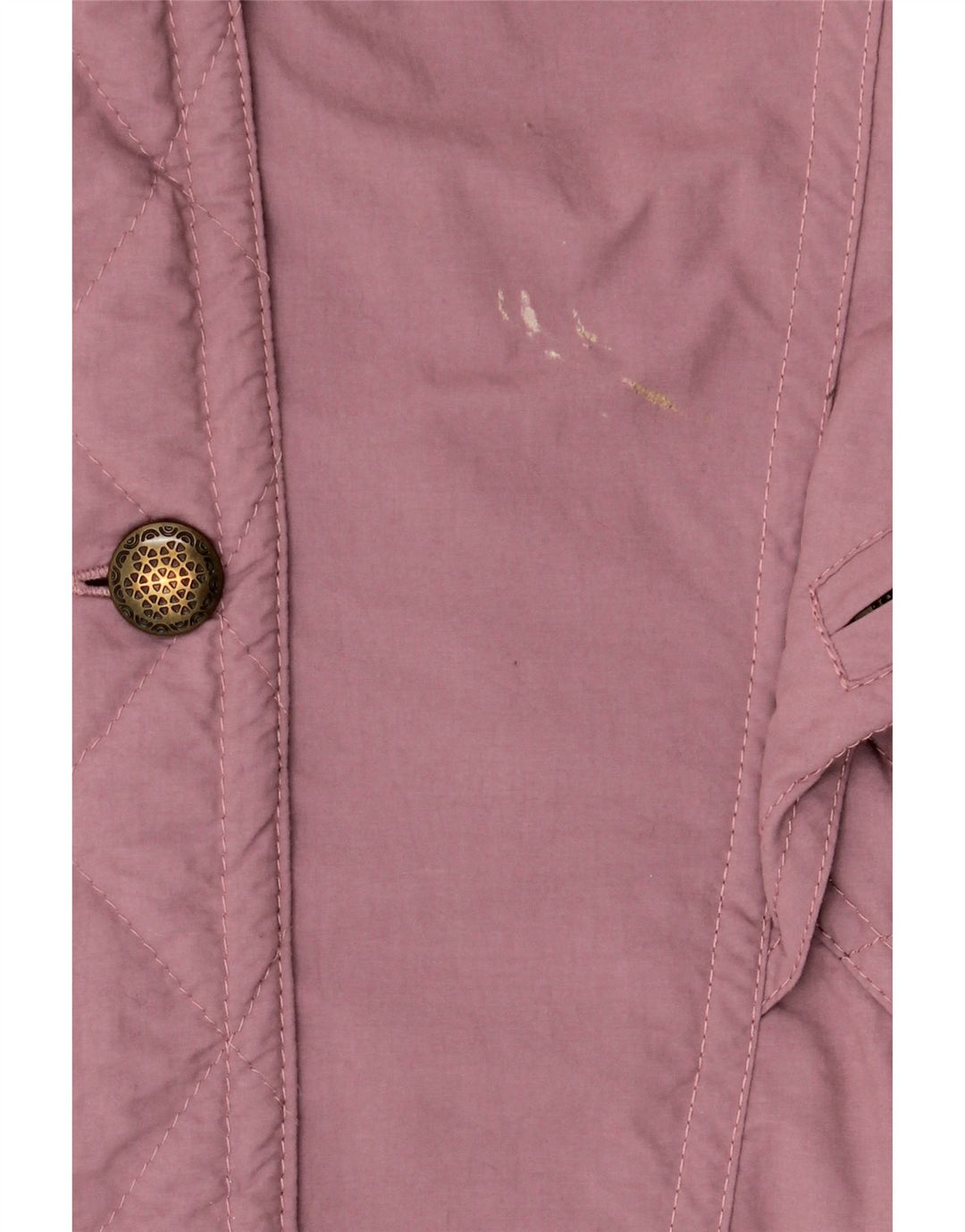 ВИНТАЖНАЯ женская ветровка с капюшоном EU 42, большой фиолетовый полиэстер