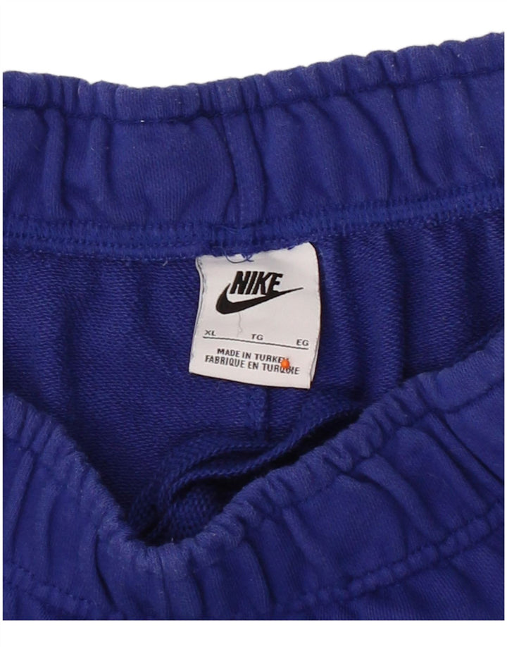 NIKE Mens Graphic Sport Shorts XL  Blue Cotton