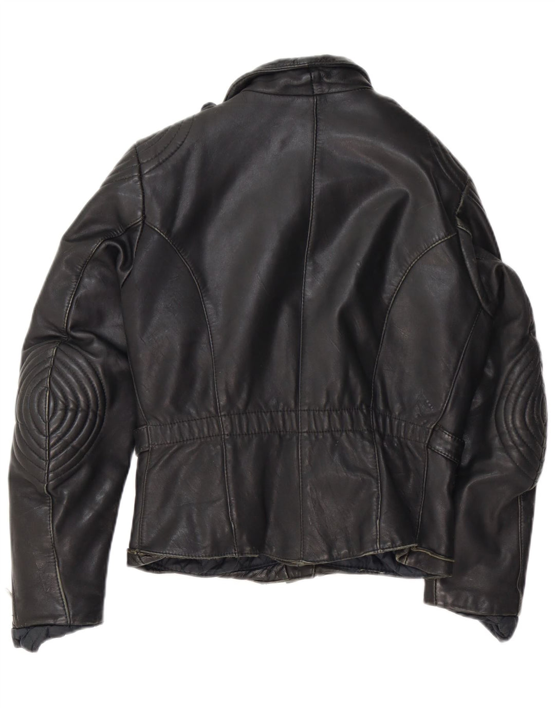 Винтажная женская кожаная косуха IT 44 Medium Black Leather