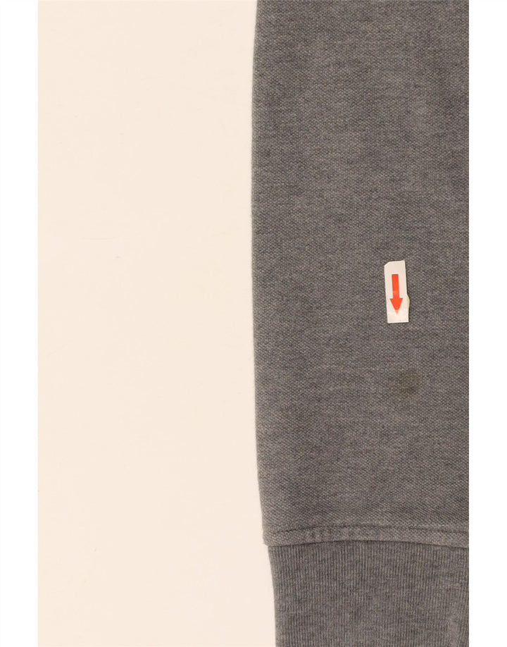 LACOSTE Мужской спортивный костюм, верхняя куртка, размер 7, 2XL, серый хлопок