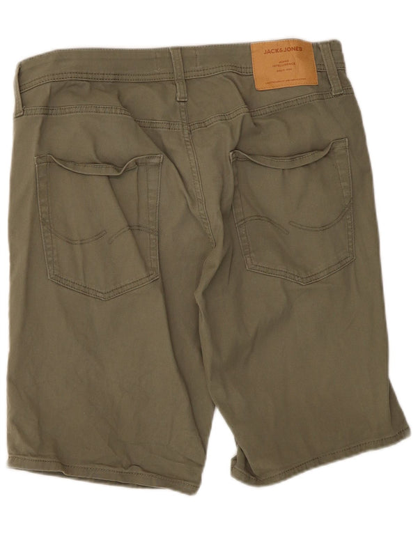 Мужские повседневные шорты Jack & Jones Medium W34, хаки, хлопок