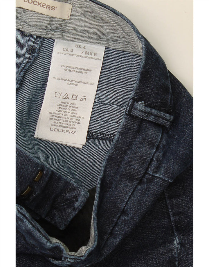 DOCKERS Womens Capri Jeans US 4 Small W30 L22 Navy Blue Cotton Vintage Dockers and Second-Hand Dockers from Messina Hembry 