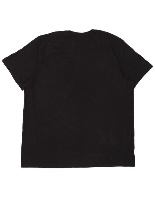 Мужская футболка с рисунком Nike Top 2XL, черный хлопок