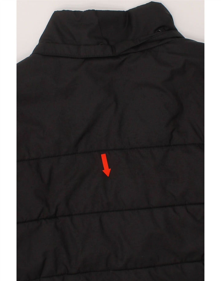 PUMA Boys Padded Jacket 11-12 Years Black Polyester Vintage Puma and Second-Hand Puma from Messina Hembry 