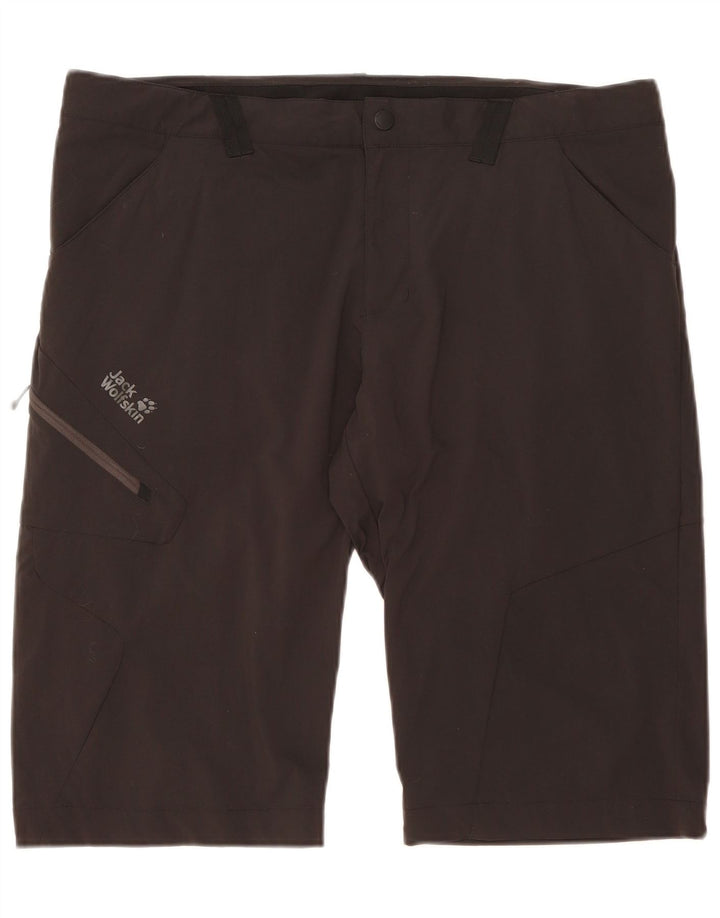 Мужские шорты карго Jack Wolfskin UK 46 XL W40 черные полиамид