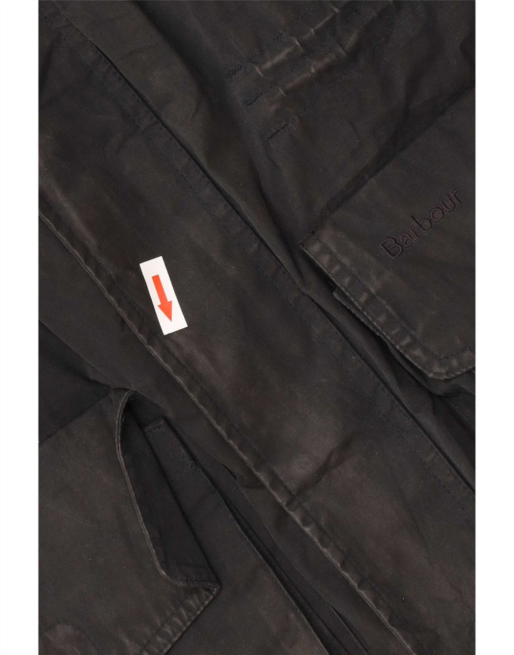 Мужская куртка Barbour из вощеного хлопка UK 38 средний черный