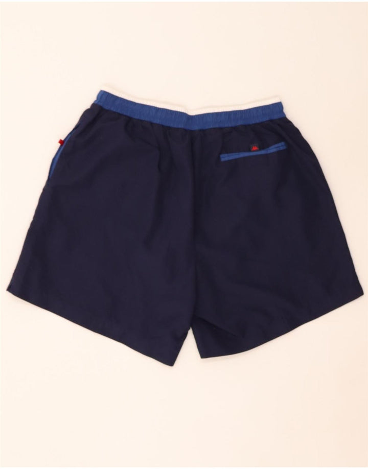 KAPPA Boys Sport Shorts 13-14 Years XL Navy Blue Polyester Vintage Kappa and Second-Hand Kappa from Messina Hembry 