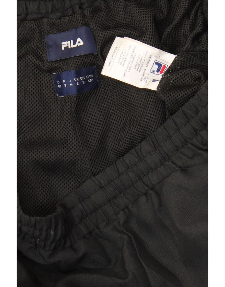 Fila Мужские спортивные брюки Джоггеры Маленькие черные пятнистые полиэстер