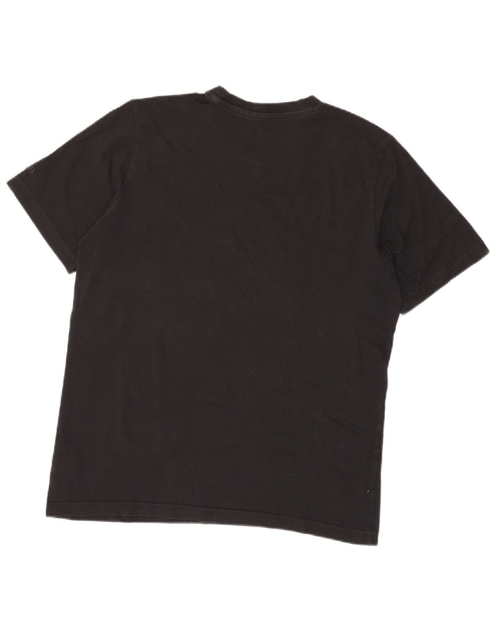 Мужская футболка с рисунком Adidas Top Medium Black Cotton