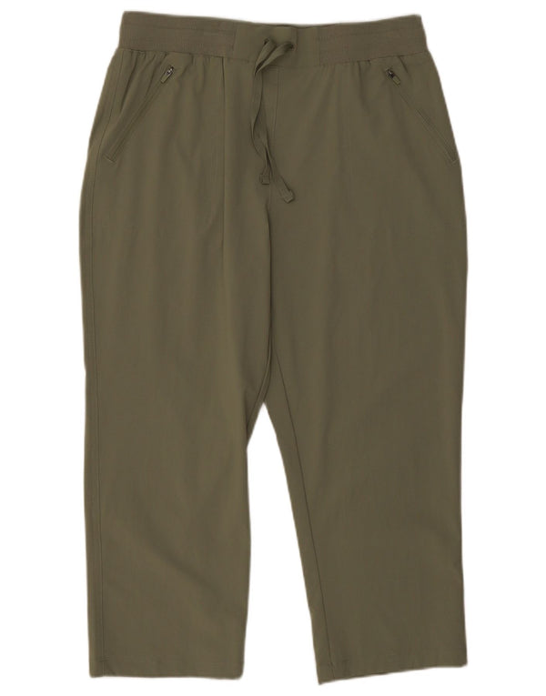 Женские капри Mountain Warehouse UK 12, средние W30 L21, хаки