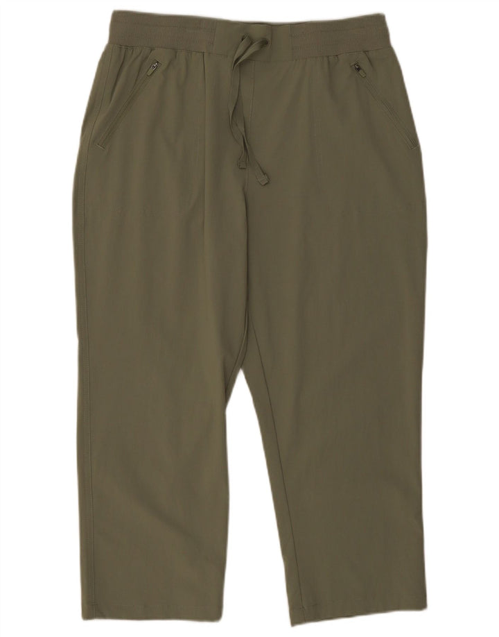 Женские капри Mountain Warehouse UK 12, средние W30 L21, хаки