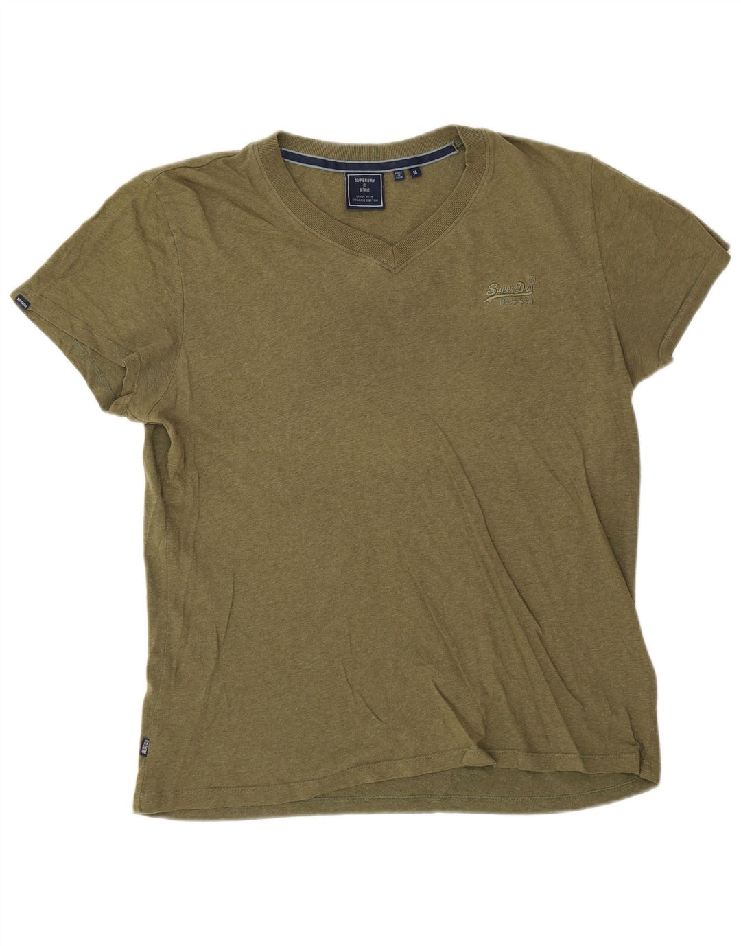 Мужская футболка Superdry Top Medium Khaki Cotton