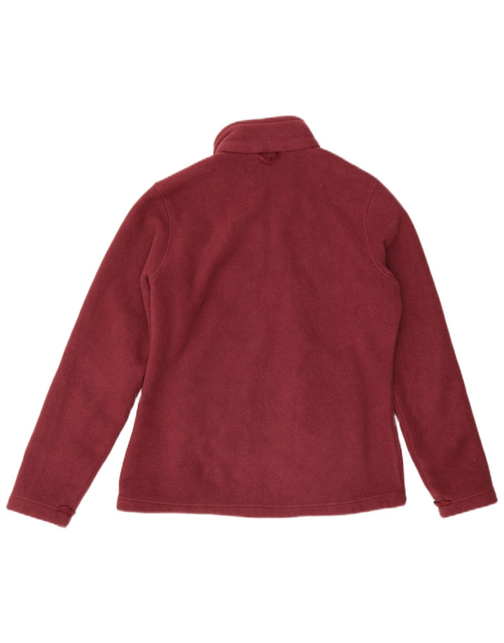 Женская флисовая куртка Jack Wolfskin UK 10/12, средний бордовый полиэстер