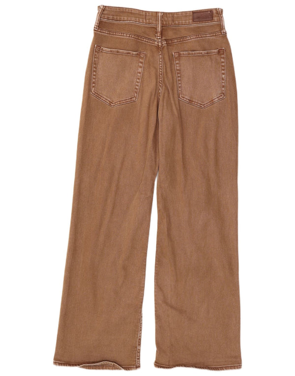Женские мешковатые джинсы с высокой талией Hollister W27 L31, коричневые, хлопковые