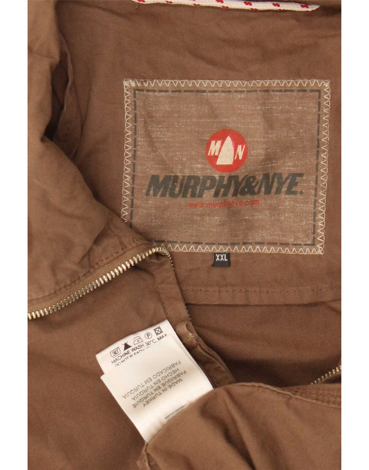 Мужская куртка-бомбер Murphy & Nye UK 44 2XL Бежевый хлопок