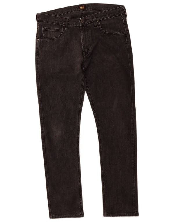 Женские джинсы LEE Luke Slim W33 L30, черный хлопок