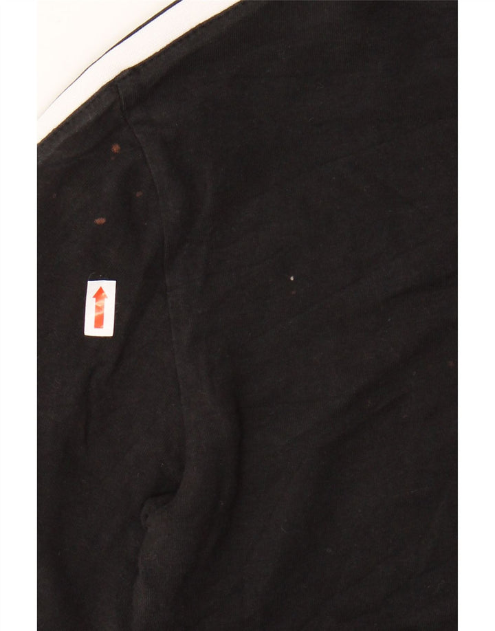 Женская футболка ADIDAS Top UK 12, средний черный хлопок