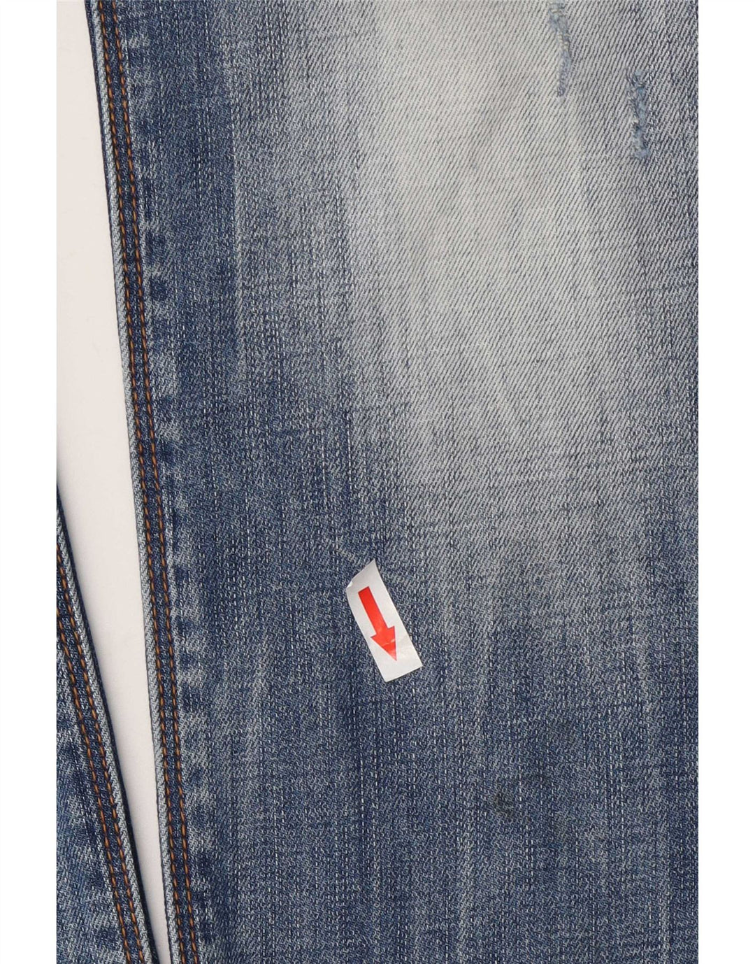 Мужские узкие джинсы с потертостями Superdry Corporal W31 L32, синий хлопок