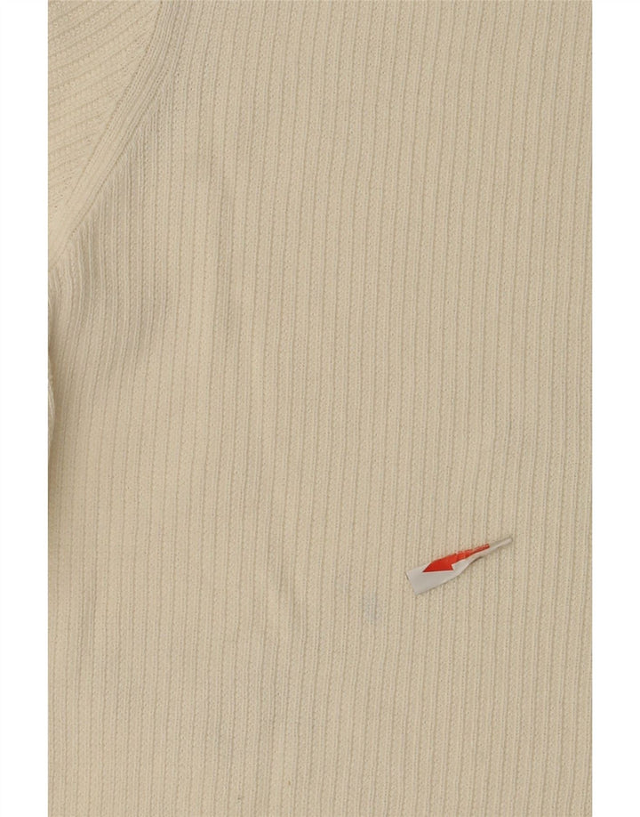 Massimo Dutti Мужская футболка с коротким рукавом, большой белый хлопок