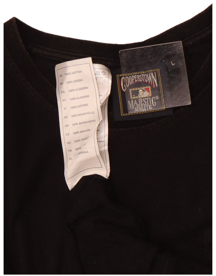 Женская туника MAJESTIC New York Yankees с графическим рисунком, Великобритания 16, большая черная