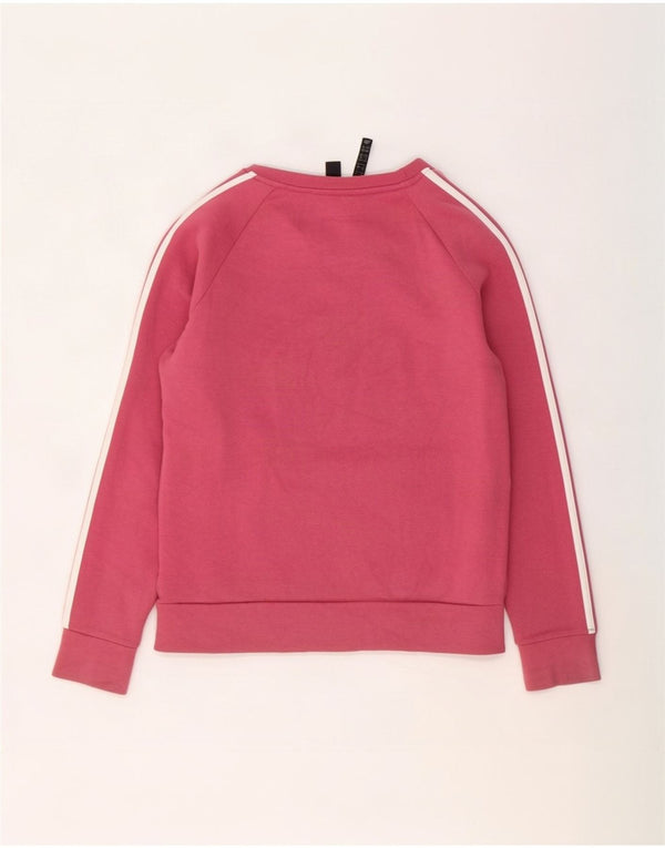 Женский свитер Adidas UK 12/14, хлопковый средний розовый цвет