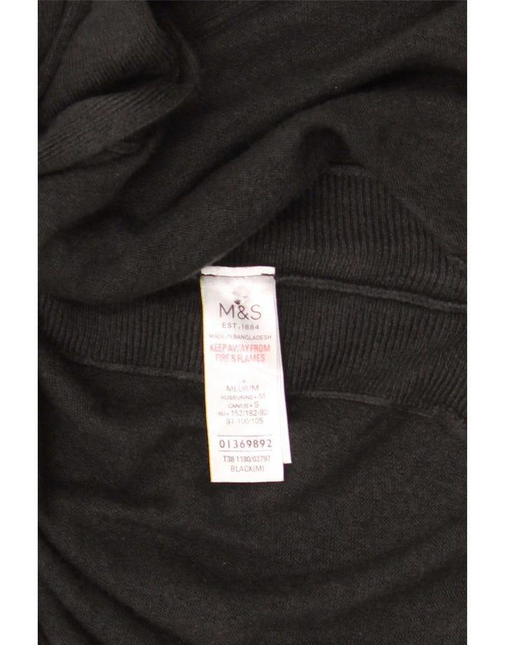Женский удлиненный кардиган Marks & Spencer UK 14, средний черный
