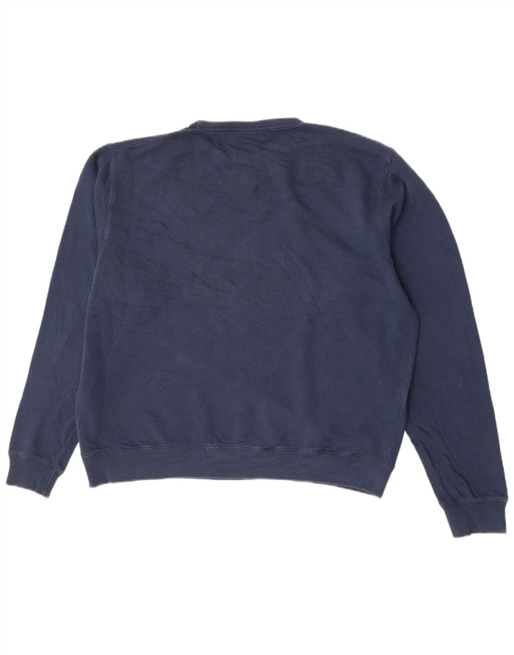 Мужской свитшот с рисунком Levi's, джемпер XL, темно-синий, хлопок