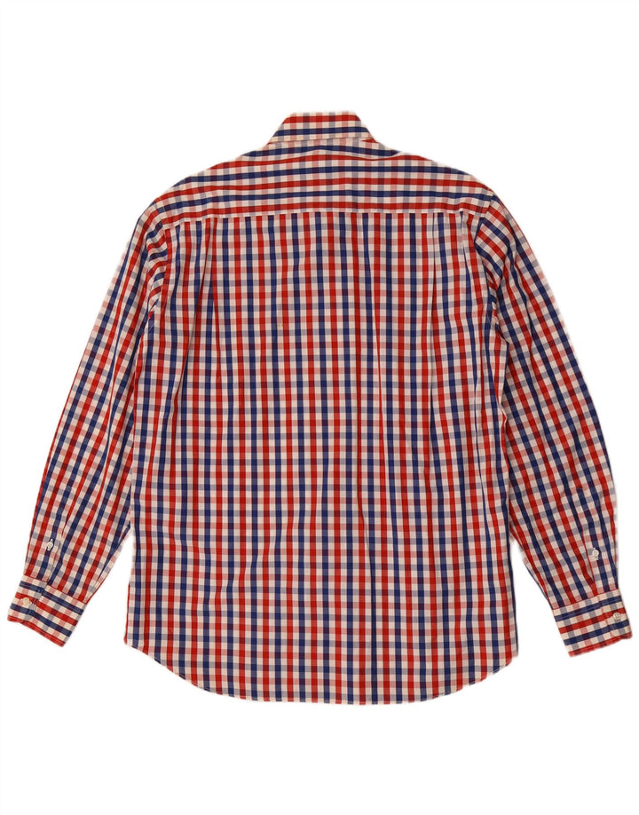 Мужская рубашка Paul & Shark, размер 39, средний размер, разноцветный хлопок в мелкую клетку