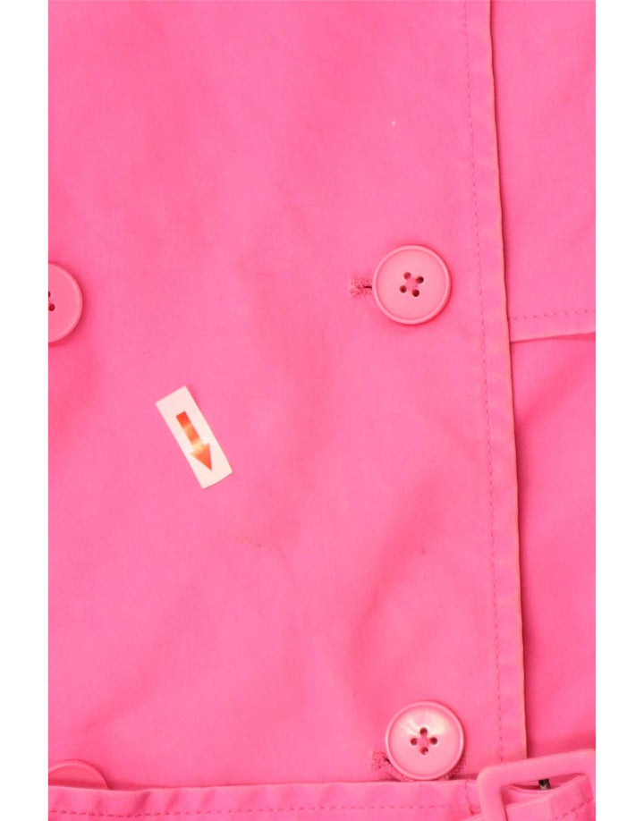 Женский тренч Jack Wills UK 12, хлопок среднего розового цвета