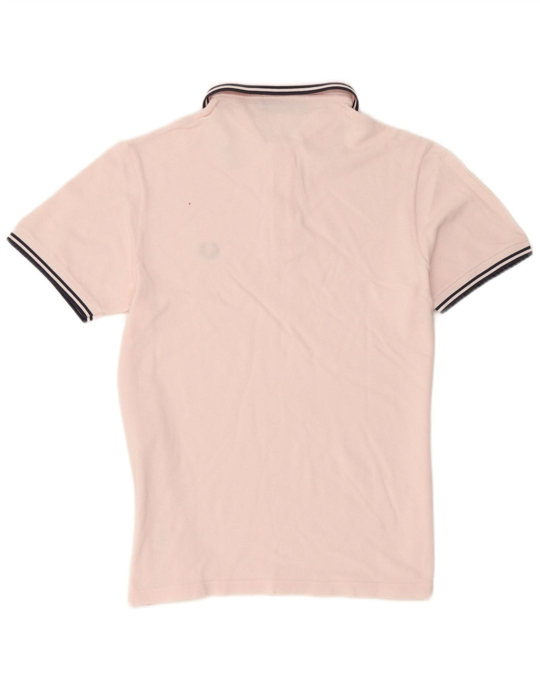 Мужская рубашка-поло Fred Perry, хлопок в розовую полоску среднего размера