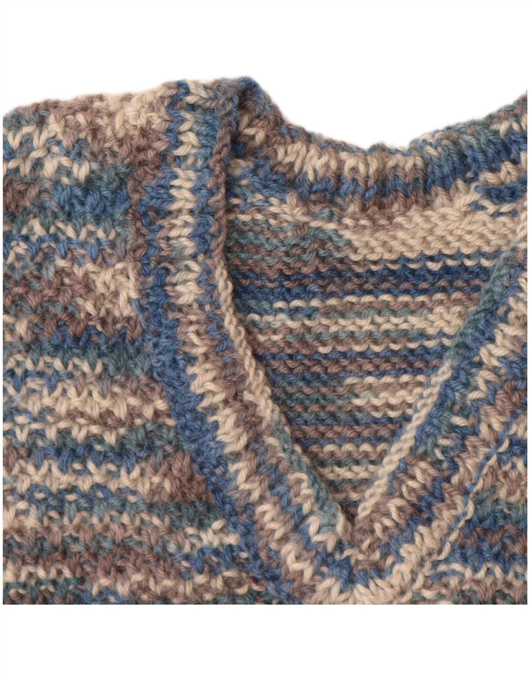 ВИНТАЖНАЯ женская майка-майка UK 8, маленькая, синяя в крапинку