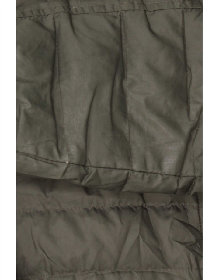 Мужская стеганая куртка Massimo Dutti UK 40, большой цвет хаки, полиэстер