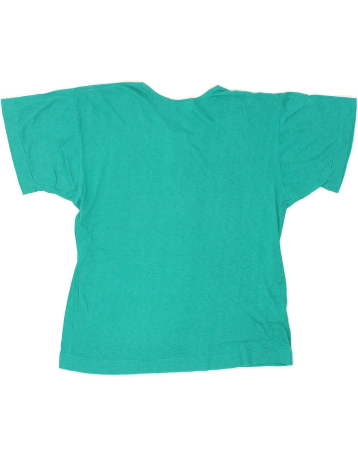 BALLOON Womens Oversized T-Shirt Top IT 40 Small Turquoise Cotton Vintage Balloon and Second-Hand Balloon from Messina Hembry 