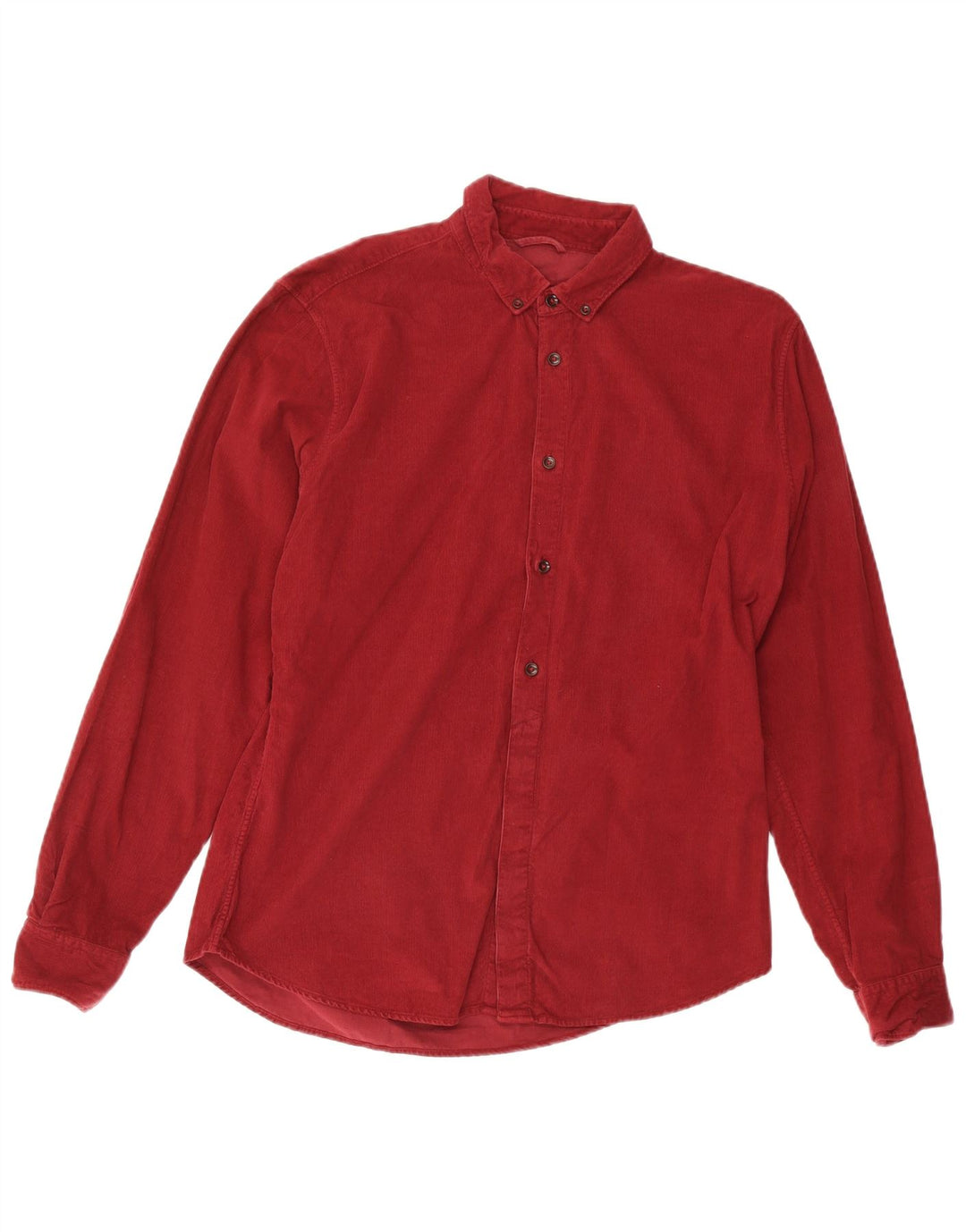 Мужская вельветовая рубашка JIGSAW, большая красная хлопковая рубашка