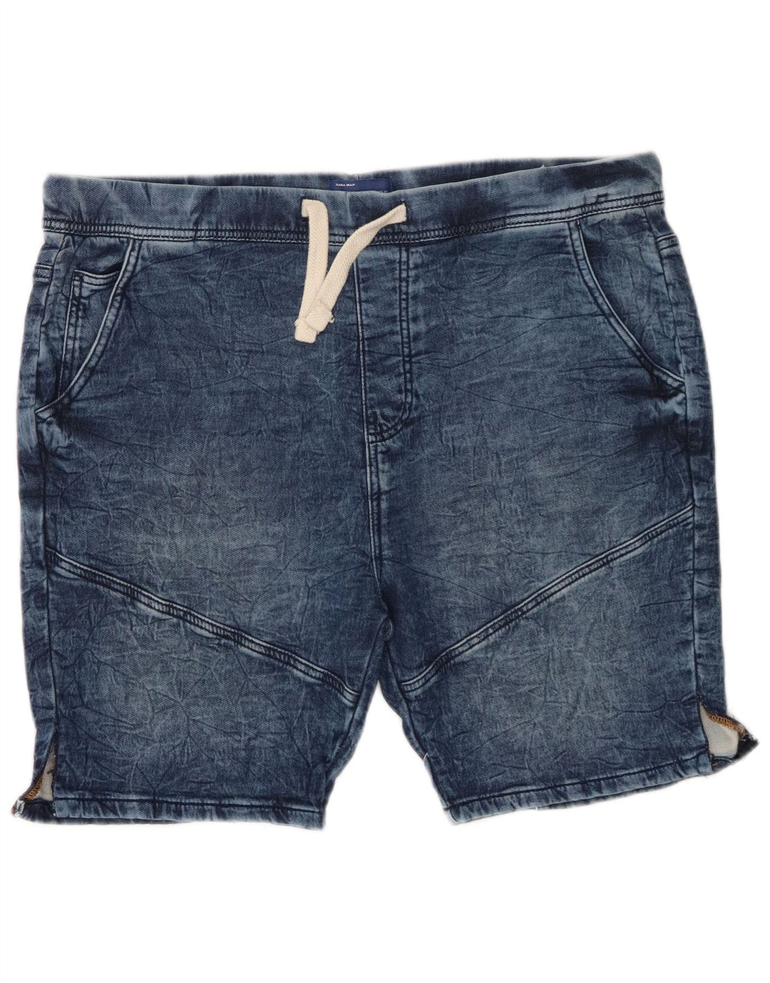 Мужские джинсовые шорты Zara XL W38, синие, хлопок