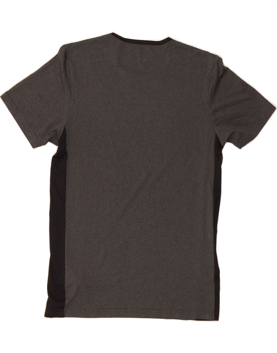 ADIDAS Mens Climalite T-Shirt Top Small Grey Colourblock Polyester Vintage Adidas and Second-Hand Adidas from Messina Hembry 