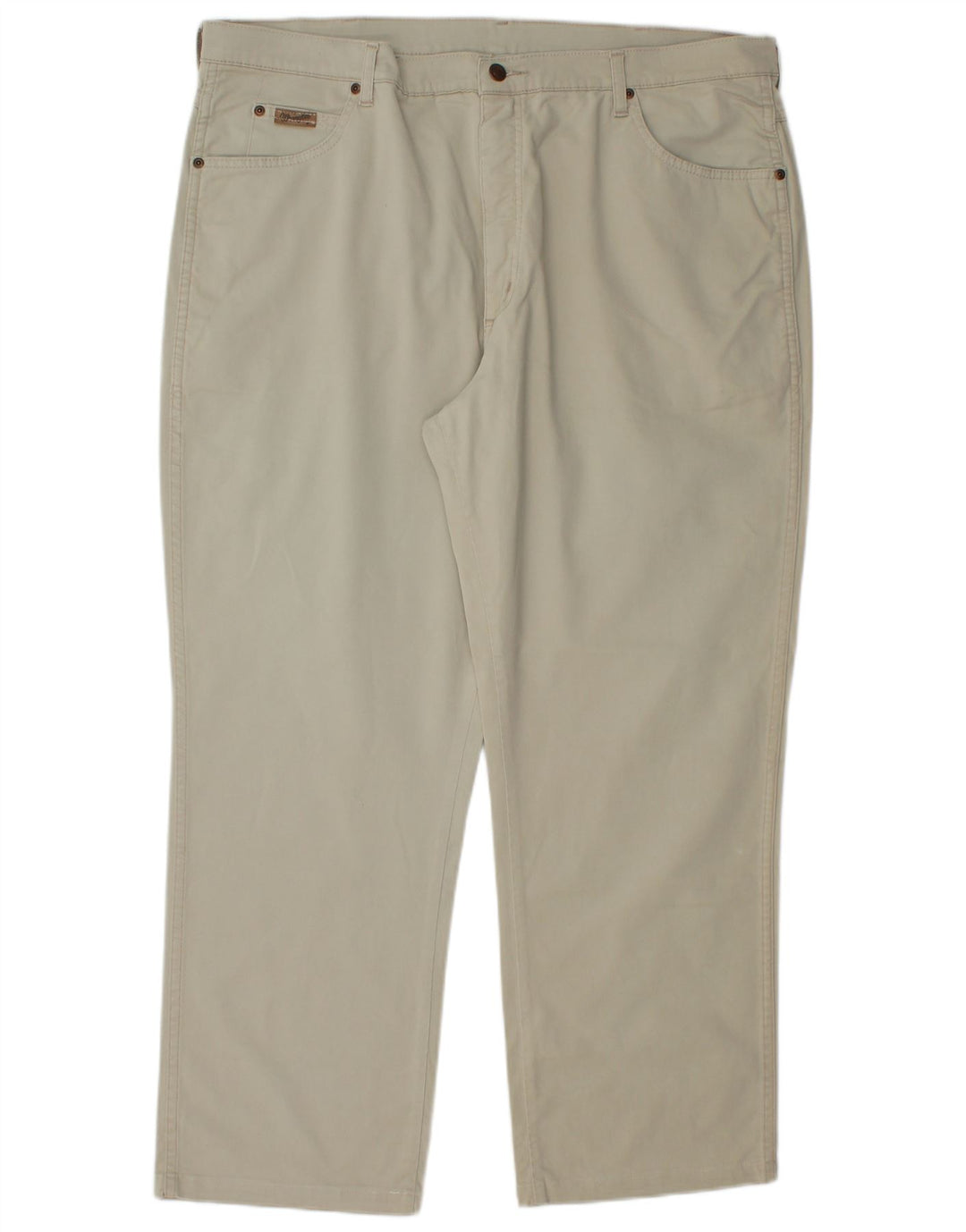 Мужские прямые джинсы Wrangler W42 L29, бежевый хлопок